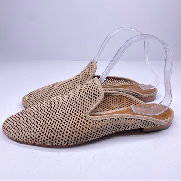 Frye Gwen Perforated Leather Mule in Tan - Picture 5 of 6